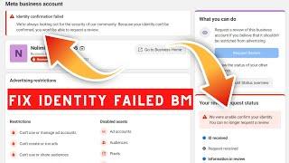 How To Fix Facebook Identity Confirmation Failed Business Manager  Fix Restricted Business Manager