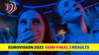 MY REACTION TO EUROVISION 2023 SEMI-FINAL 2 RESULTS LIVE FROM THE ARENA