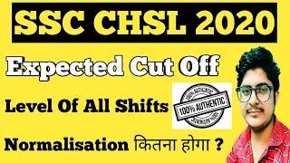 SSC CHSL 2020 Expected cut off  ssc chsl cut off 2021  expected cut off ssc chsl 2021