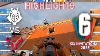 CRAZY GAME New G2 vs w7m - HIGHLIGHTS - Group Stage - Six Invitational 2023 - R6 Esport