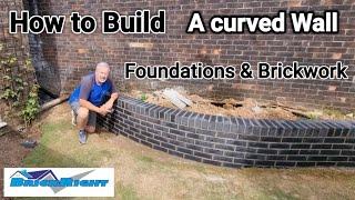 How to build a curved wall