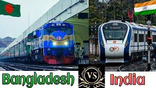 INDIAN RAILWAYS Vs BANGLADESH RAILWAYS Comparison in 2023  India Vs Bangladesh