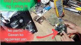 ACE DVD PLAYER NO POWERMAY PUMUTOK NG I PLUGGED? NAGAWAN KO PA NG PARAAN.