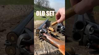 OLD SHOTGUN SET #shorts #shotgun #gun #hunting #usa #weapon #cartridges #review #shootingrange