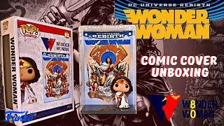 Unboxing Wonder Woman DC Rebirth Comic Cover Funko   DC Rebirth Wonder Woman  Funko Pop