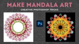 Make mandala art Creative Photoshop idea transforming your photos into abstract mandala art
