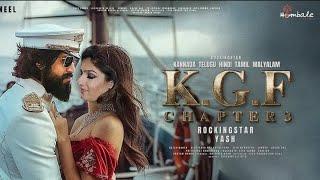 K.G.F Chapter 3 - Full movie  HINDI  Rocking Star Yash  Prabhas  Raveena Tondon 