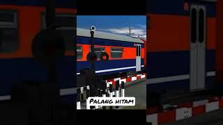 Palang Yang Hitam #keretaapi #perlintasankeretaapi #railroadcrossing #levelcrossing