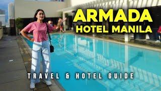 THE BEST and CHEAPEST HOTEL IN MANILA  $37 ONLY  Armada Hotel Manila  4K Travel Guide PHILIPPINES