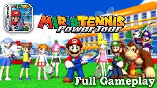 Mario Tennis Power Tour Full Gameplay Walkthrough Singles No Commentary