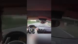 MAN TEST DRIVING FERRARI ALMOST CRASHES #Shorts