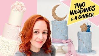 Two Wedding Cake Week - How to Cake Ruffles  Cake Life Vlog  Cherry Vlogs