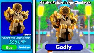 I GOT NEW GODLY FROM NEW CASE AND SOLD HIM IN MARKET FOR 599k GEMS - Toilet Tower Defense