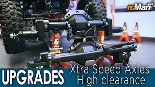 Upgrades #11 Xtra speed High clearance Axles - axial scx10