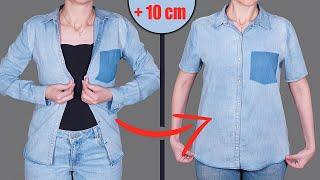 How to upsize a sleeved shirt to fit you perfectly