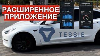 Обзор расширенного приложения Tessie для Tesla Model S X 3 Y больше статистики данные деградации