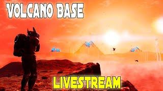 Volcano Base  No Mans Sky Gameplay 2020 Base Building With Bob Livestream