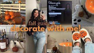 cozy fall decorate with me + the ultimate guide to being a fall girl *fall bucketlist*