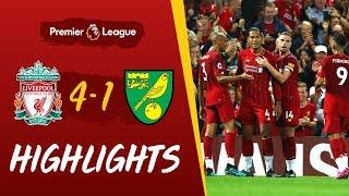 Liverpool vs Norwich City  Reds net four to kick-off the Premier League season