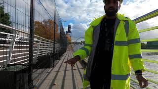 Cycle Path Closed & Clueless COP26 Security Guard Doesnt Know Where Finnieston is When Asked