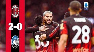 Four wins on the spin  AC Milan 2-0 Atalanta  Highlights Serie A