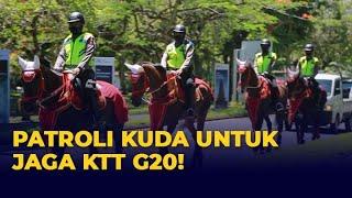 Polri Terjunkan Patroli Berkuda untuk Amankan KTT G20 Bali