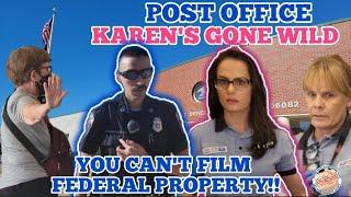 *KARENS GONE WILD* ENFIELD CT POST OFFICE FAIL 911 CALLS 1ST AMENDMENT AUDIT PRESS NH NOW