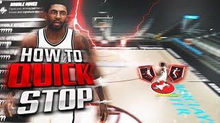 IN-DEPTH NBA 2K25 ADVANCED QUICK STOP TUTORIAL W CONTROLLER CAM THE BEST WAY TO QUICK STOP 