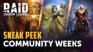 RAID Shadow Legends  Community Weeks Sneak Peek