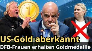 Eilmeldung FIFA und IOC wollen US-Gold aberkennen und an DFB-Frauen übergeben