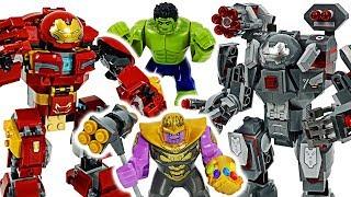 Avengers 4 End Game War Machine Buster Hulk Buster Defeat Thanos  DuDuPopTOY