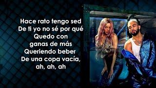 Shakira Manuel Turizo - Copa Vacía LetraLyrics