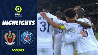 OGC NICE - PARIS SAINT-GERMAIN 0 - 2 - Highlights - OGCN - PSG  2022-2023