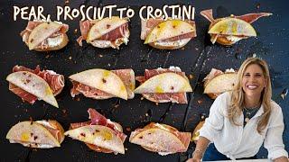 You NEED This Pear & Prosciutto Crostini in Your Life