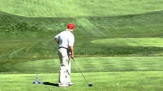 Donald Trumps Hole 1 tee shot at the 2012 AT&T National Pro-Am