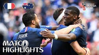 France v Australia  2018 FIFA World Cup  Match Highlights