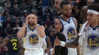 STEPH GOES MANIAC FROM 3 STUNS JAZZ IN 4TH TELLS TEAM BUT IM NOT A ALL STAR STARTER RIGHT? LOL