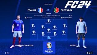 FRANCE vs PORTUGAL- UEFA EURO 2024-  EA SPORTS FC 24