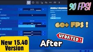 How To Get 60 FPS On Fortnite Mobile  Android 60 FPS  Optimized 60 fps apk  No Root