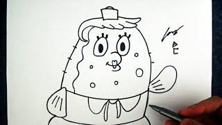 Como Desenhar a Senhora Puff - Bob Esponja - How to Draw Mrs. Puff - SLAY DESENHOS #349