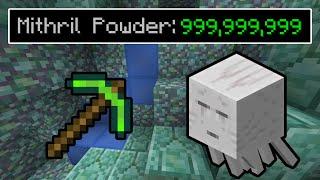 Hypixel Skyblock - The FASTEST way to get MITHRIL POWDER