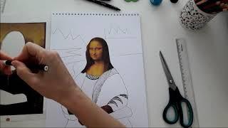 Çizgilerle Mona Lisa Uzaktan Eğitim