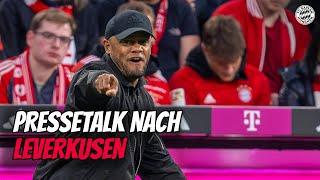 Pressetalk nach dem 11-Remis gegen Leverkusen  5. Spieltag  FC Bayern