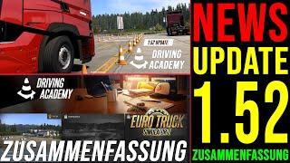 ETS2 1.52 Driving Academy First Look NEWS  Die Zusammenfassung der 1.52  LIVE