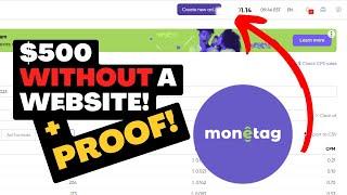 Monetag Direct Link Trick  NO Website  Earn $500Month  High CPM Free Traffic