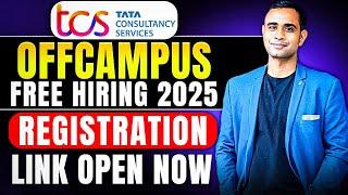 TCS Free 2025 Off-Campus Hiring Link Active  TCS NinjaDigitalPrime 