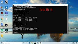 how to fix virtual disk service error the disk is not convertible