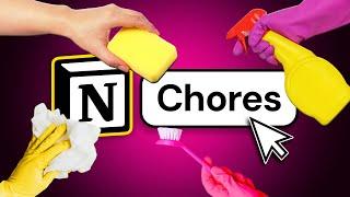 Notion Household Chores Planner Full Build Tutorial