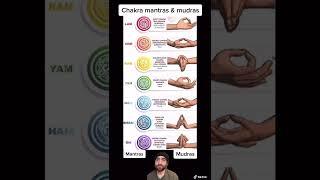 Chakra mudras and mantras #shorts