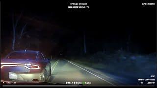 Arkansas State Police High speed pursuit with reckless  Dodge charger TVI performed to end  pursuit